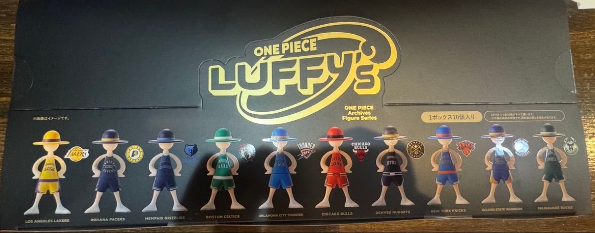 【全新未开封】ONE PIECE 路飞 NBA 联名手办 1箱装 共10个