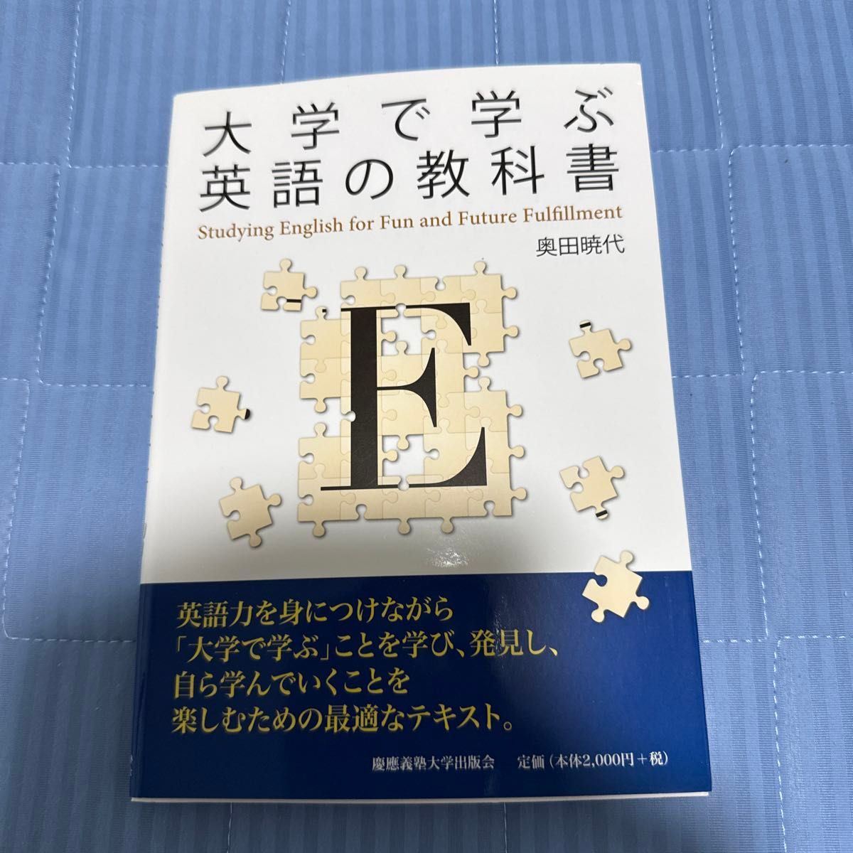 新品 大学で学ぶ英語の教科書 奥田暁代 慶應義塾大学出版会