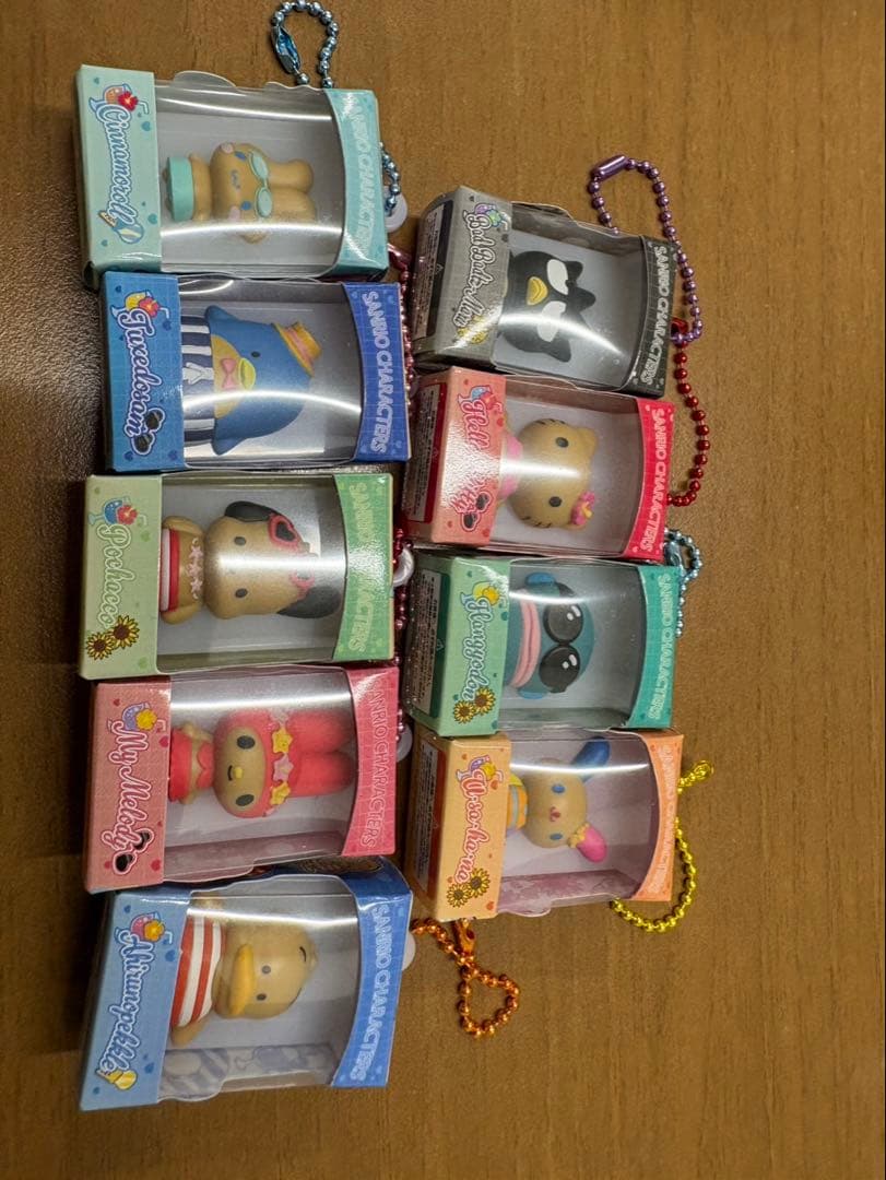Sanrio Characters Miniature Figure 9-Piece Set