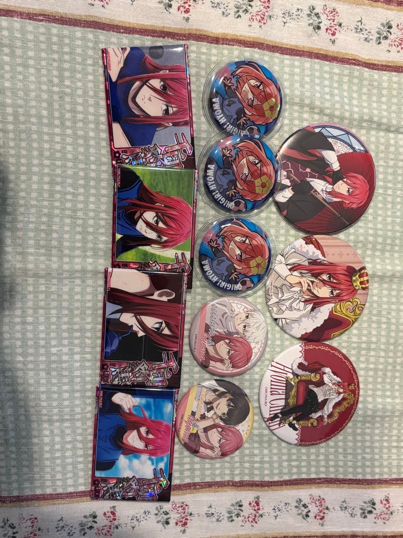 Hyoma Chigiri Can Badge & Pin Badge Set of 12