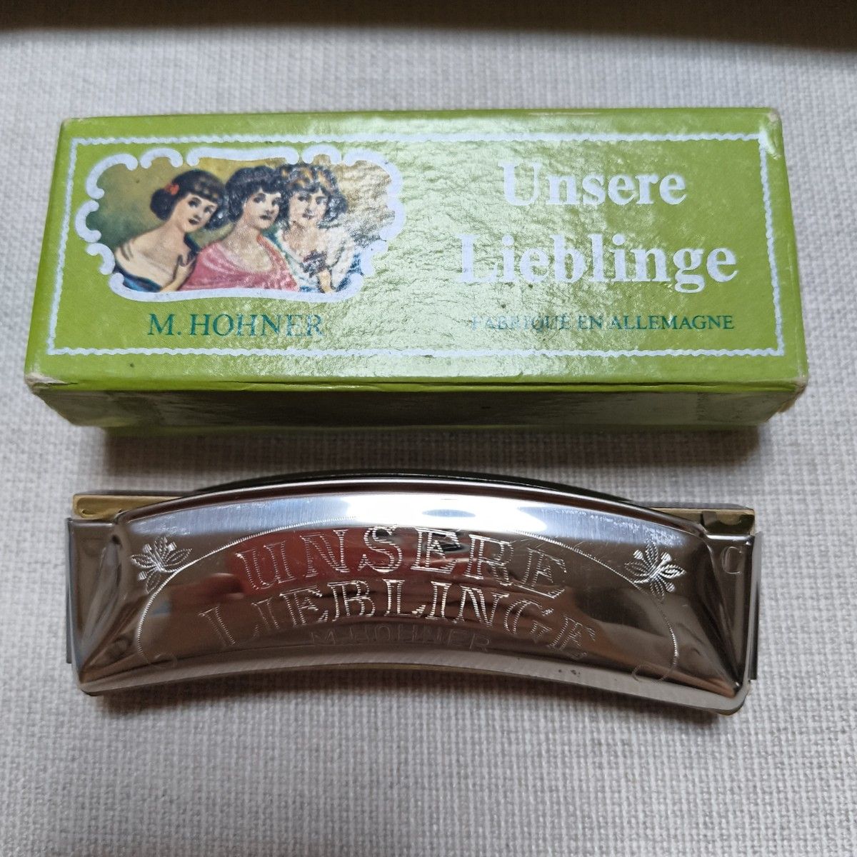 M. HOHNER 霍纳 我们的最爱 复古口琴 带盒 莱本格 德国制造