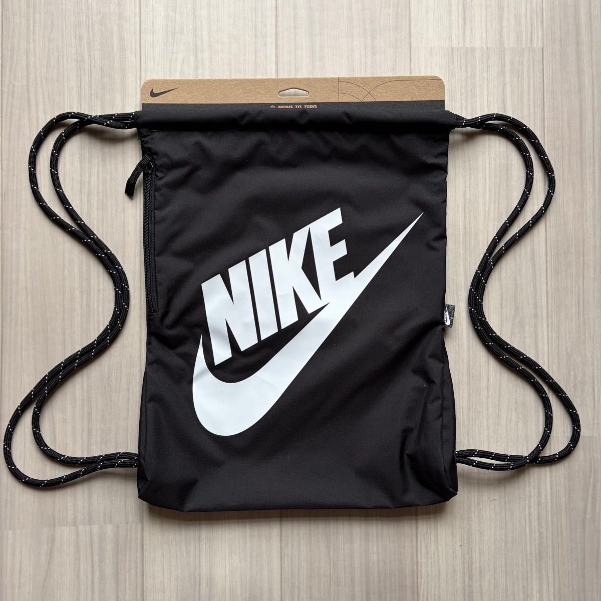 【新品】 耐克 NIKE 抽绳束口运动包 健身包 黑色