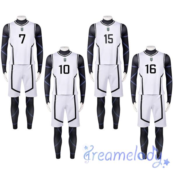 【dreamelody】蓝色锁·洁世一·蜂乐回·凪诚士郎·马狼照英 团队 队服 角色扮演服装 服饰 万圣节 化装 变装