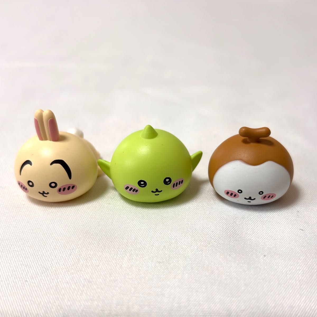 Chiikawa Park Mamemame Figure 3-Piece Set (Chiikabu Rabbit Goblin)