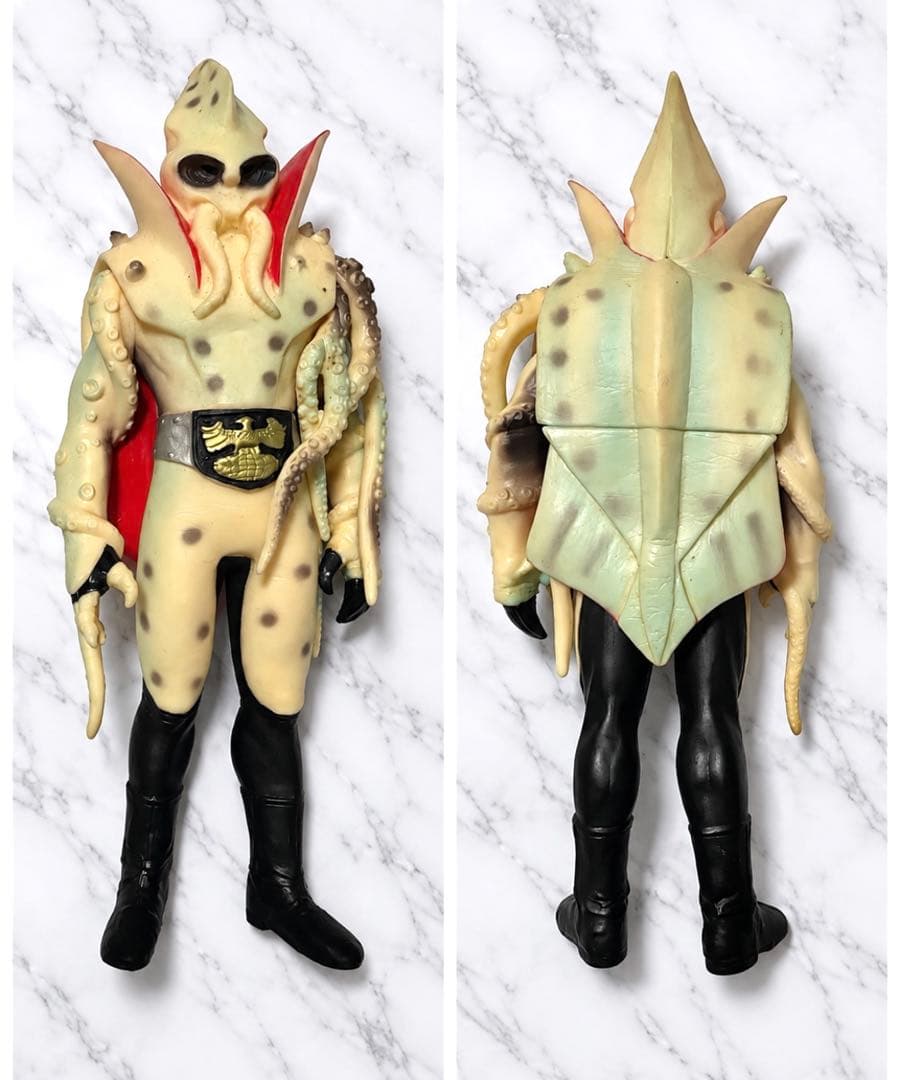 Ika Devil Soft Vinyl Monster Series Kamen Rider Bandai Vintage Item