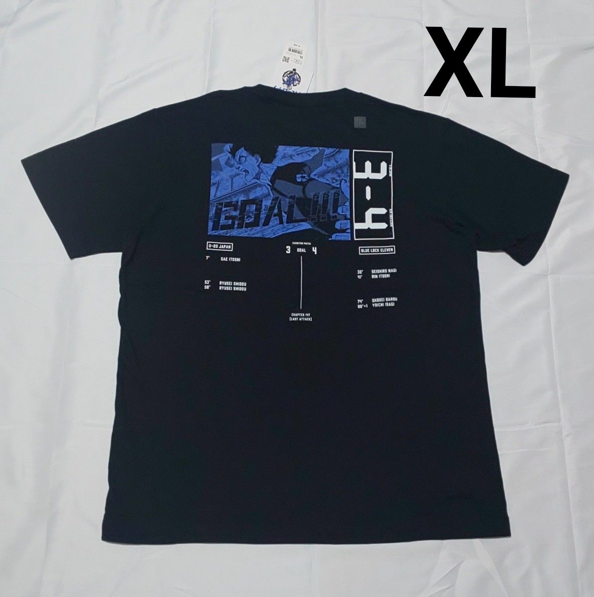 ブルーロック UT 潔 世一 ブラックXL ユニクロ