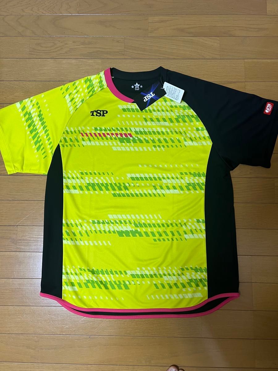 TSP 乒乓球比赛服 复刻版球衣 青柠色 2XL码