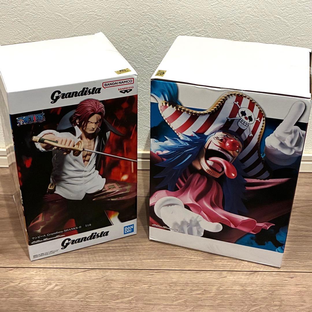 海贼王 Grandista 巴基 香克斯 手办 2件套装