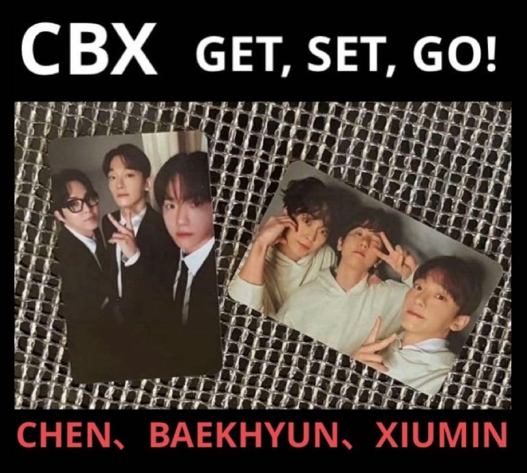 EXO CBX 日本粉丝见面会【 GET , SET , GO ! 】日本 FC 限定收藏卡