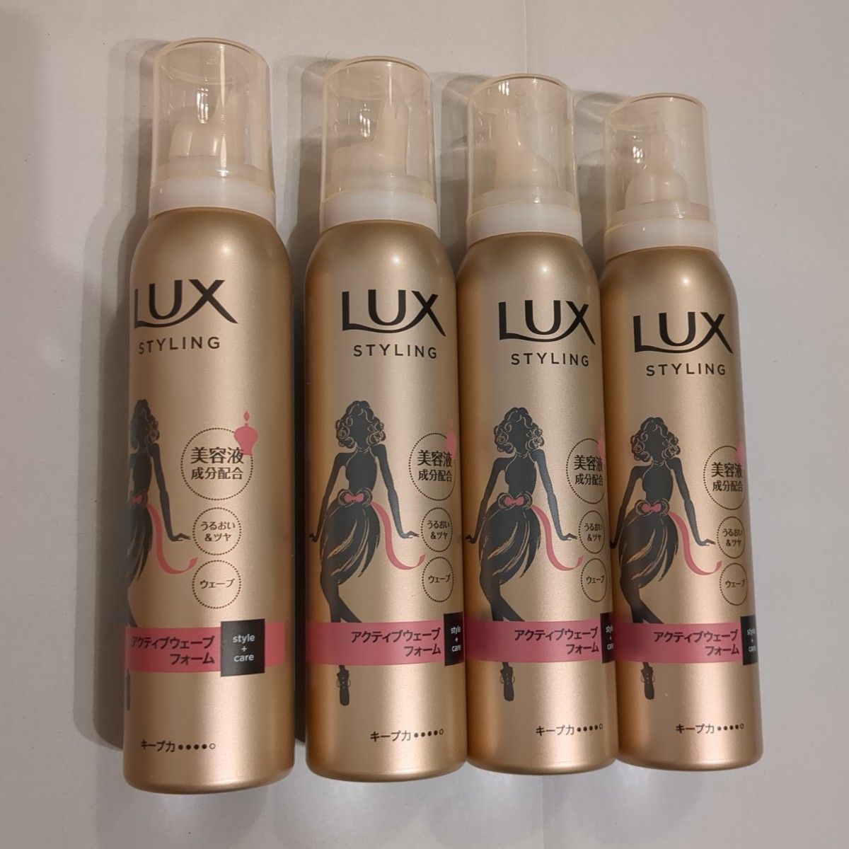 LUX机架美容液造型活动波泡沫130g 4套