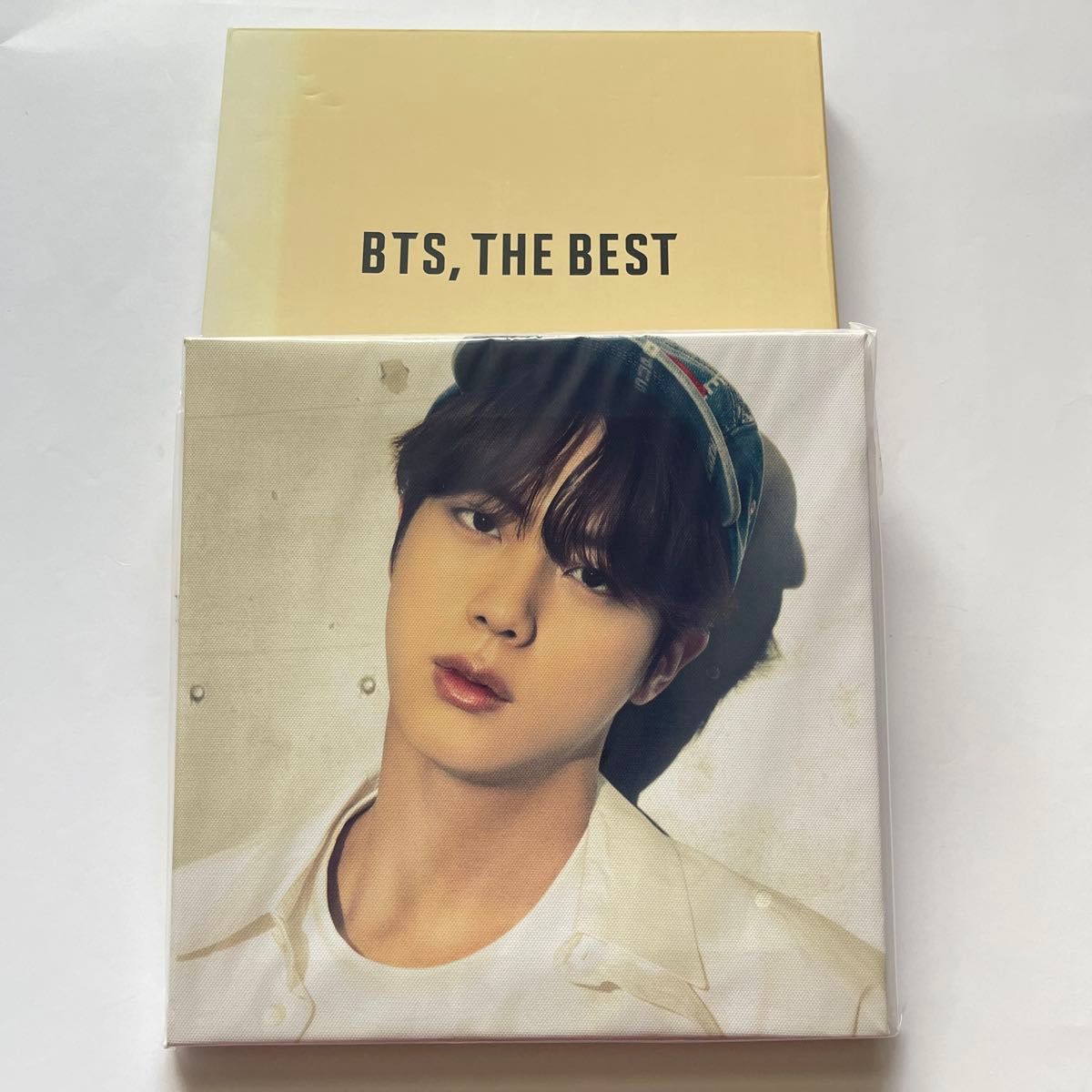 BTS , THE BEST ] PHOTO CANVAS ( ORANGE ) JIN Jin Photo Canvas Orange