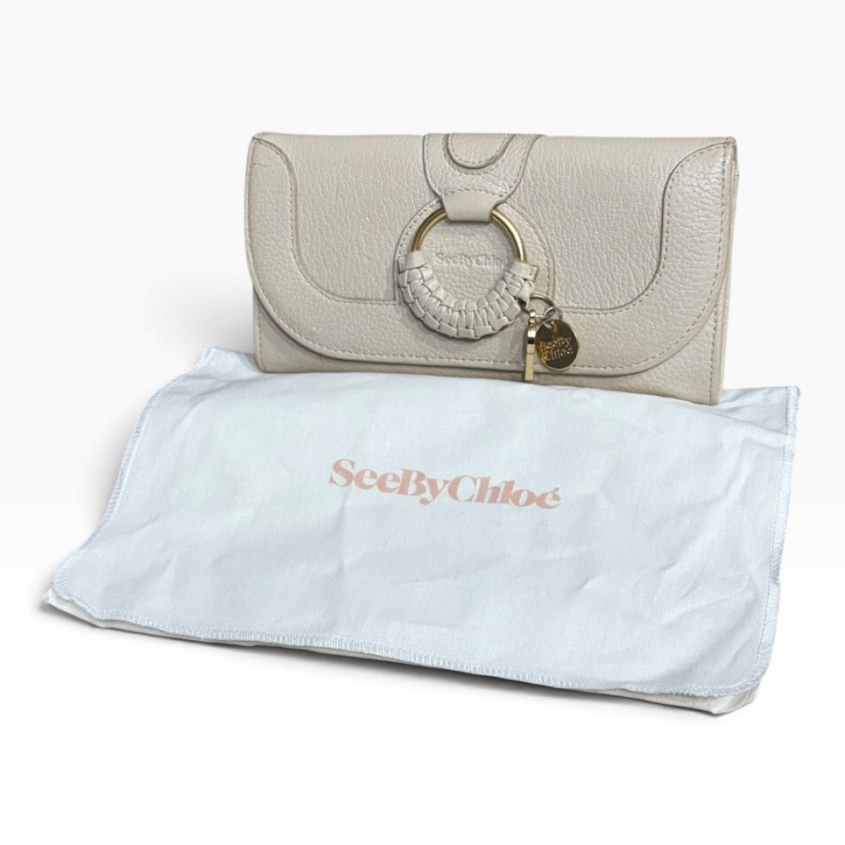 Box included, excellent condition, See by Chloe 2022 long wallet, HANA flap style, leather SEE Chloe BY
