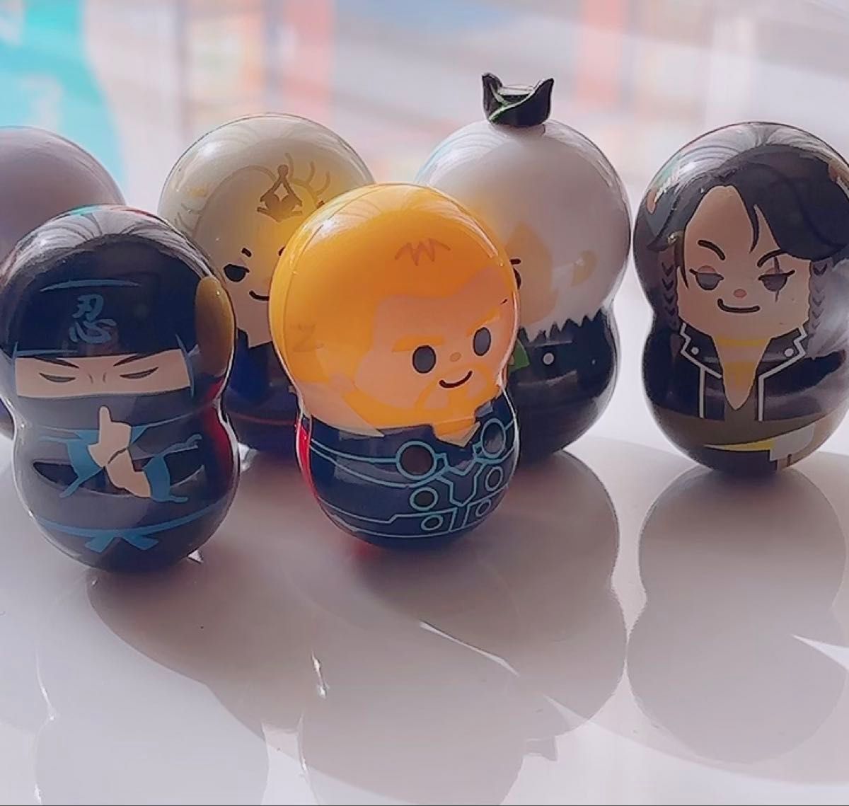 Kunatts 5-Figure Ninja Character Figure Set