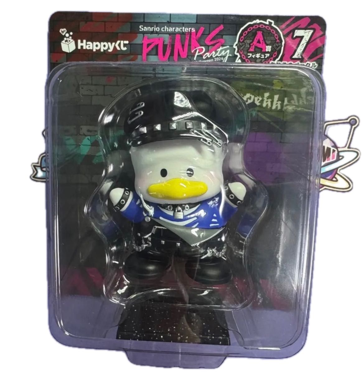 Happyくじ サンリオキャラクターズ PUNKS Party A賞 あひるのペックル フィギュア
