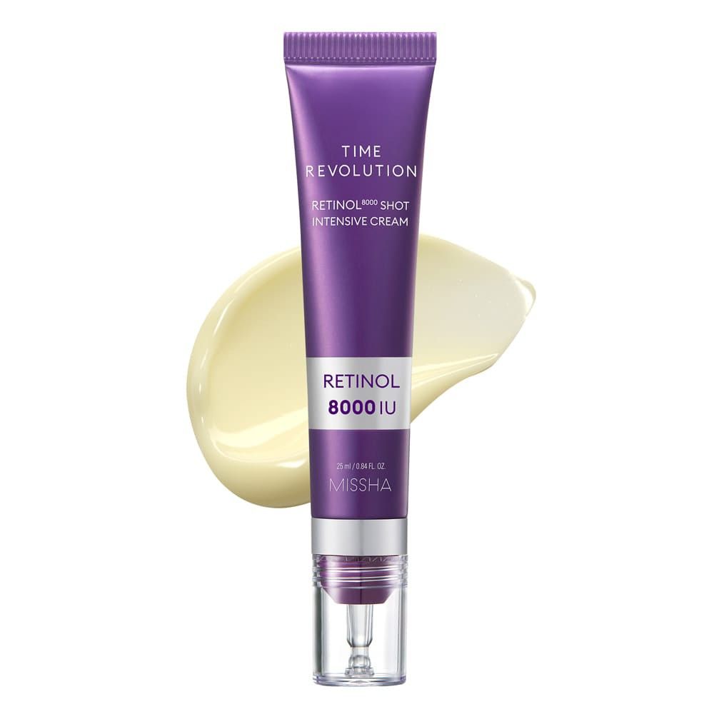 MISSHA ミシャ タイムレボリューション レチノール 8000IU インテンシブクリーム 25ml