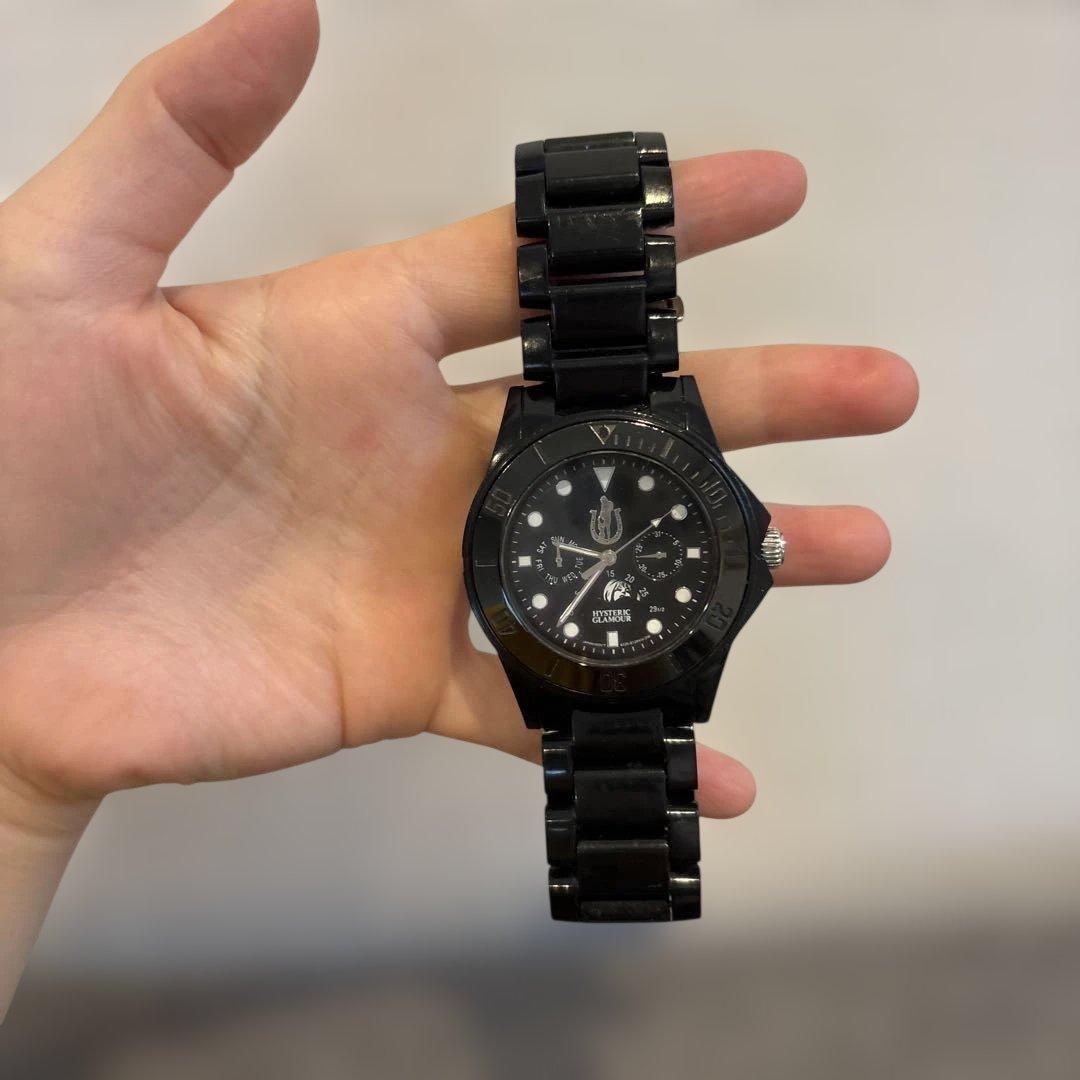 [Ultra-rare] HYSTERIC GLAMOUR watch black