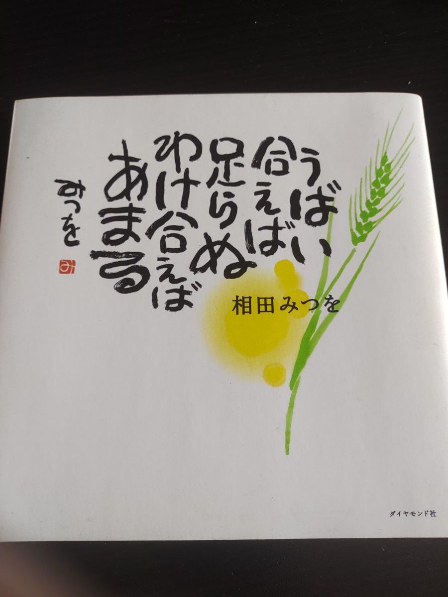 相田みつを 詩画集 うばい合えば足らぬ わけ合えばあまる ダイヤモンド社