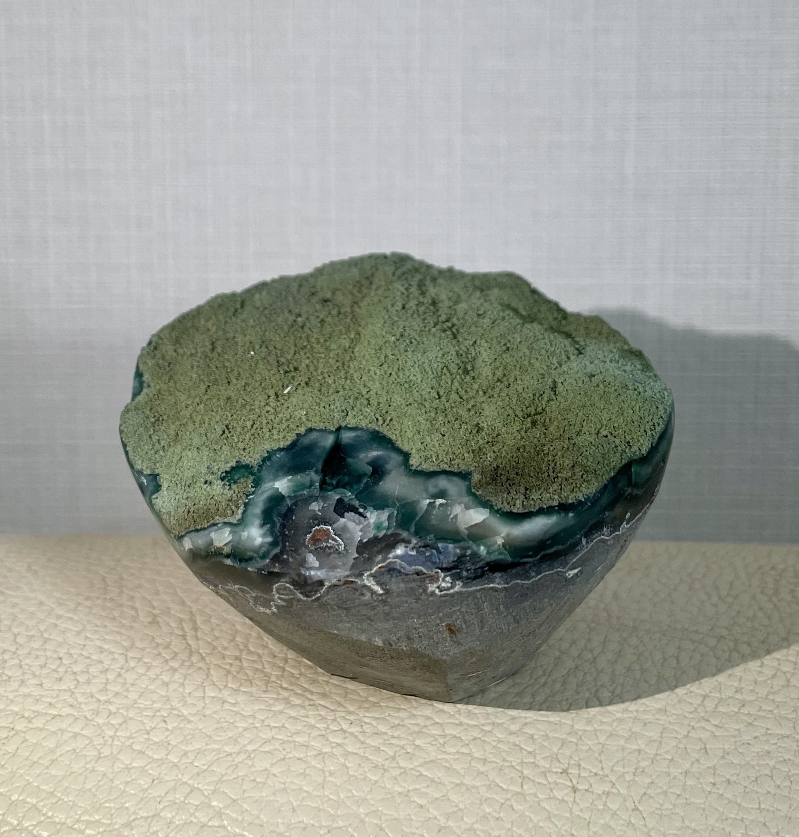 杜瑞斯水晶 001 晶体摆件 风水水晶 辟邪护身符 净化 幸运 高尔夫球场图案 能量 健康运势