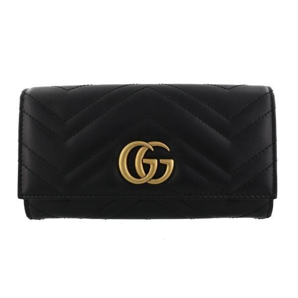 GUCCI长钱包女士黑色443436 dtd1 t 1000