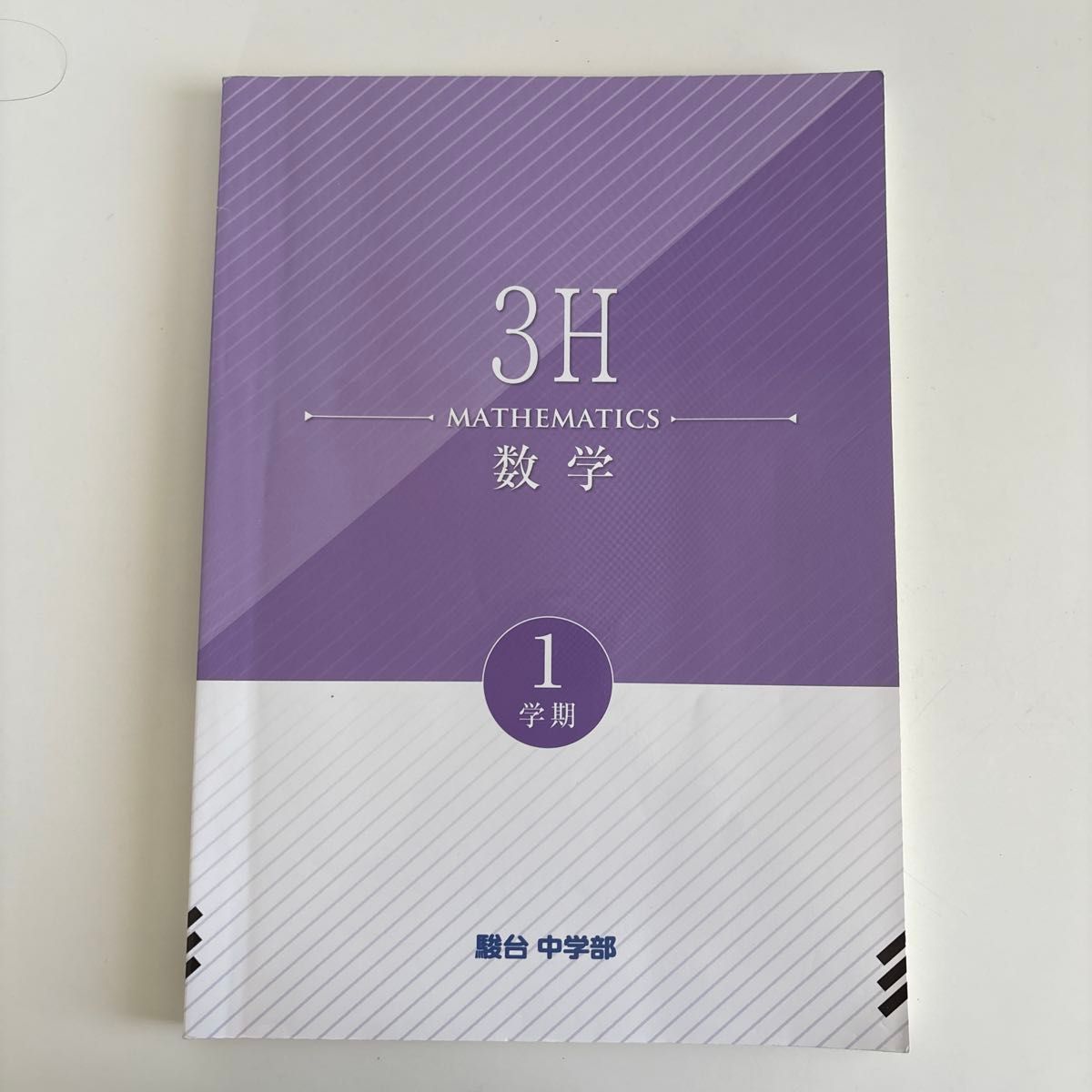 骏台中学部 数学 3H 第一学期