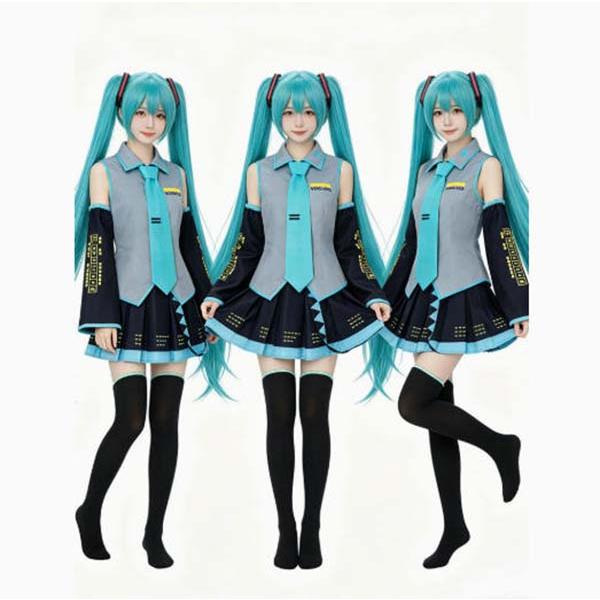 VOCALOID ボーカロイドシリーズ 風 初音ミク1代 コスプレ衣装ウィッグcos靴 変装 仮装 コスチューム 撮影 祭り