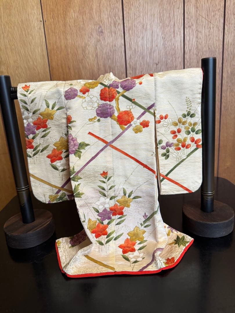 Miniature Kimono Silk Authentic Princess Kimono 33cm No Stand