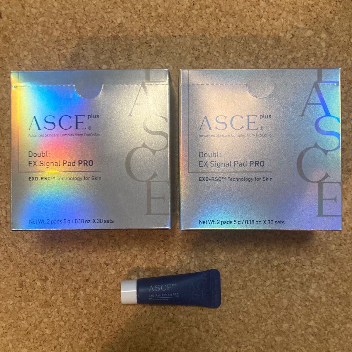 新品【ASCE】EX信号垫专业2箱exope霜PRO迷你