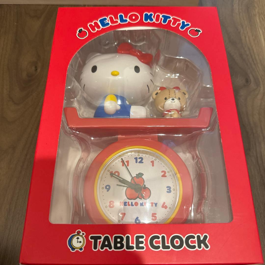 HELLO KITTY TABLE CLOCK Hello Kitty Desk Clock *Korea Limited Edition