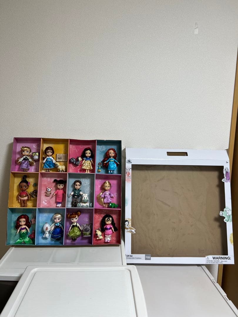 Animator Doll (Mini) Moana, Elsa, Flynn, Merida Figures (12 pieces)