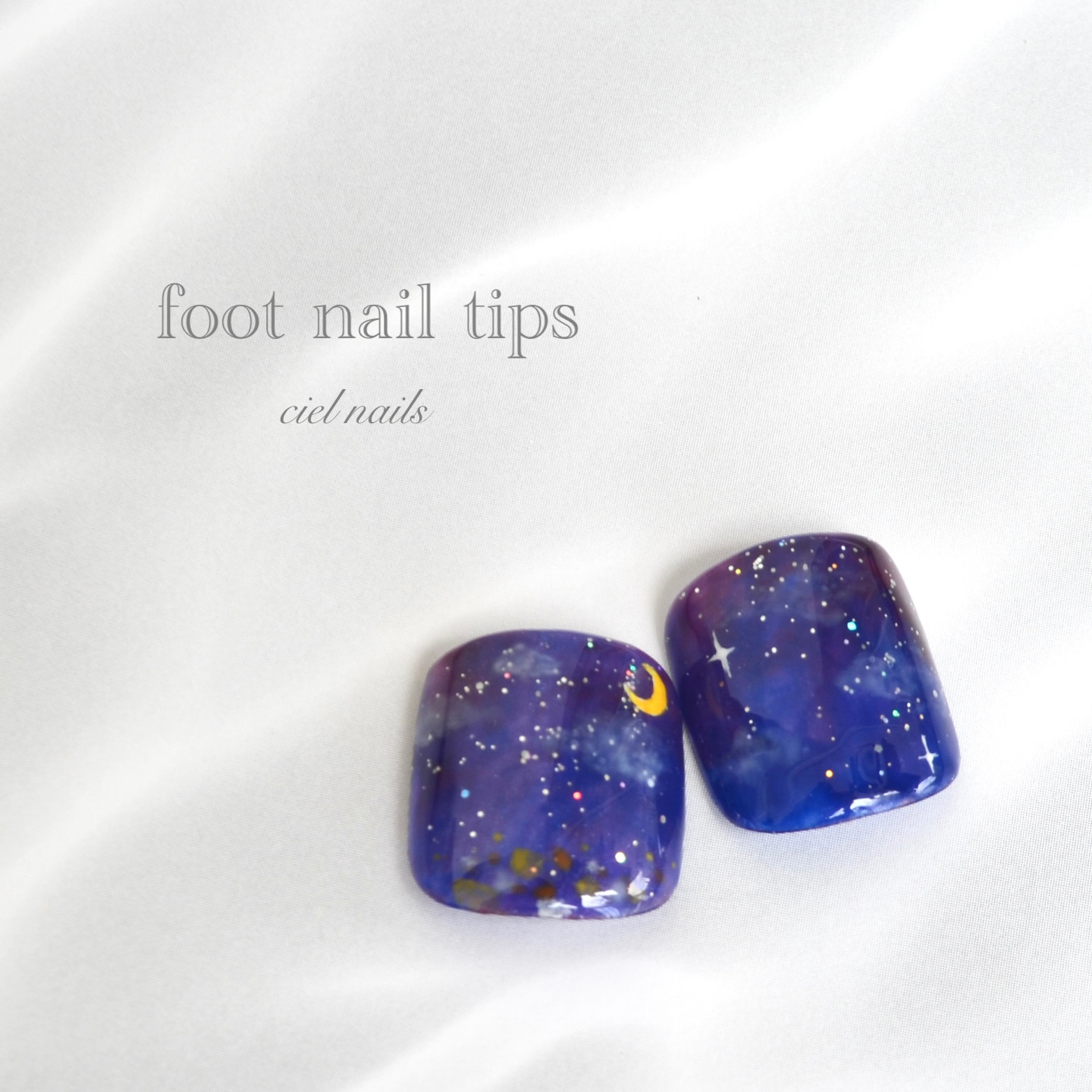 Dawn Starry Sky Pedicure Tips (Set of 2 for Toes)