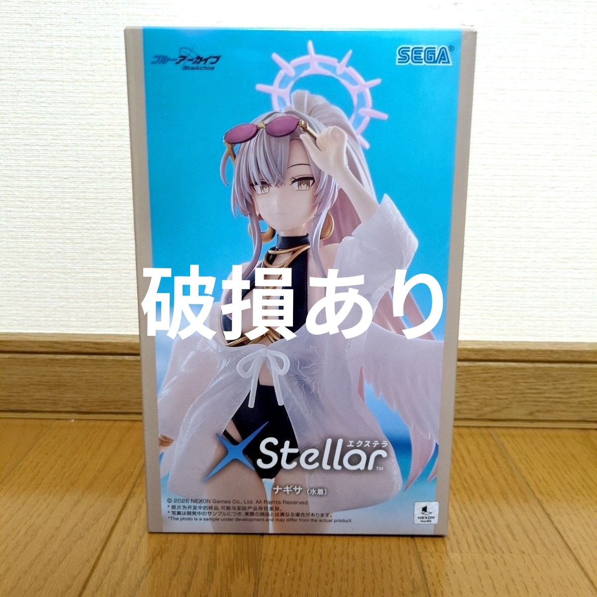 Damaged SEGA Blue Archive XStellar Nagisa (Swimsuit) Figure Opened
