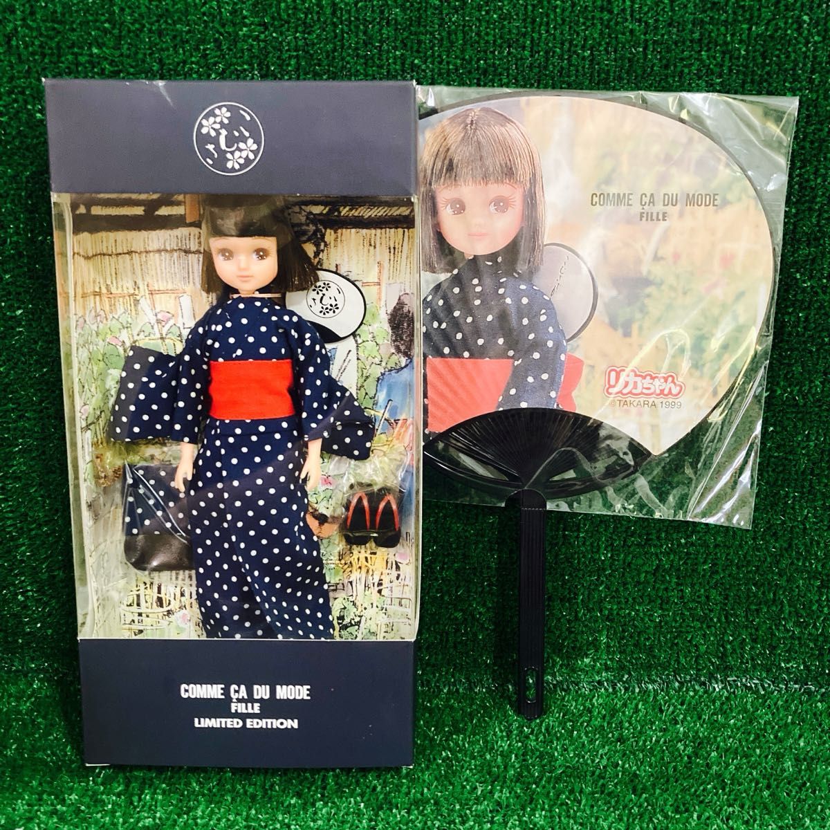 COMME CA DU MODE FILLE 限定 リカちゃん人形 うちわ 新品