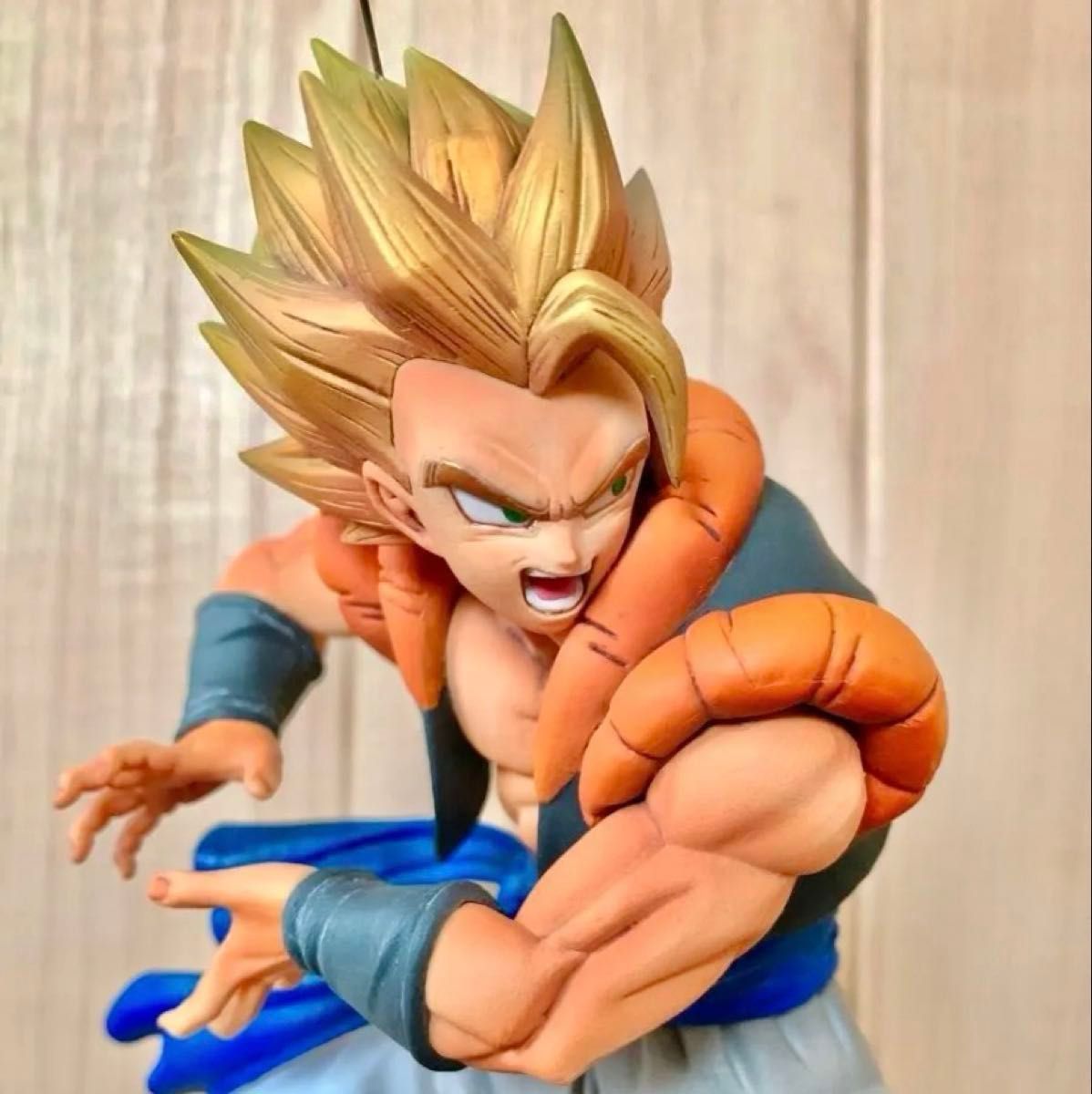One-of-a-kind Dragon Ball Z: Ultimate Fusion Warrior Super Saiyan Gogeta Full Repaint Figure - Movie Version / New Angel Halo Sculpt