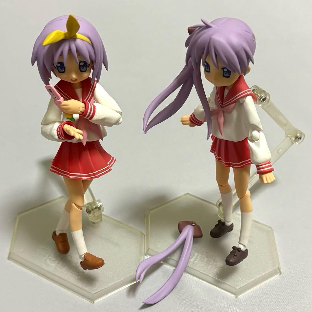 figma Tsukasa Hiiragi & Kagami Hiiraki Lucky Star Winter Outfit Figure
