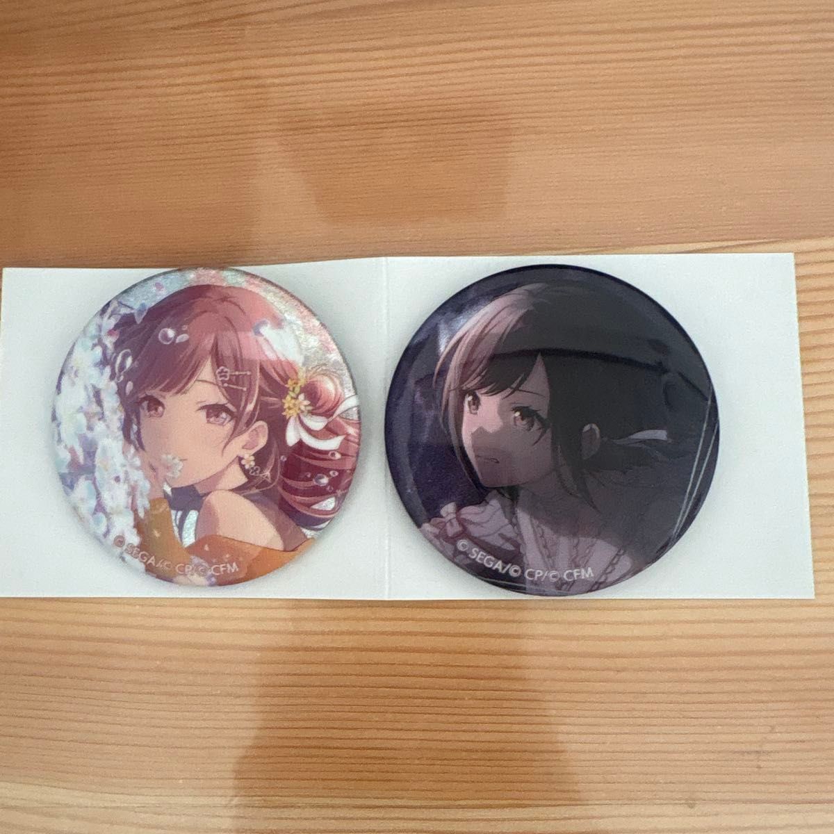 Proseca can badge 2 pieces set Tōyun picture name