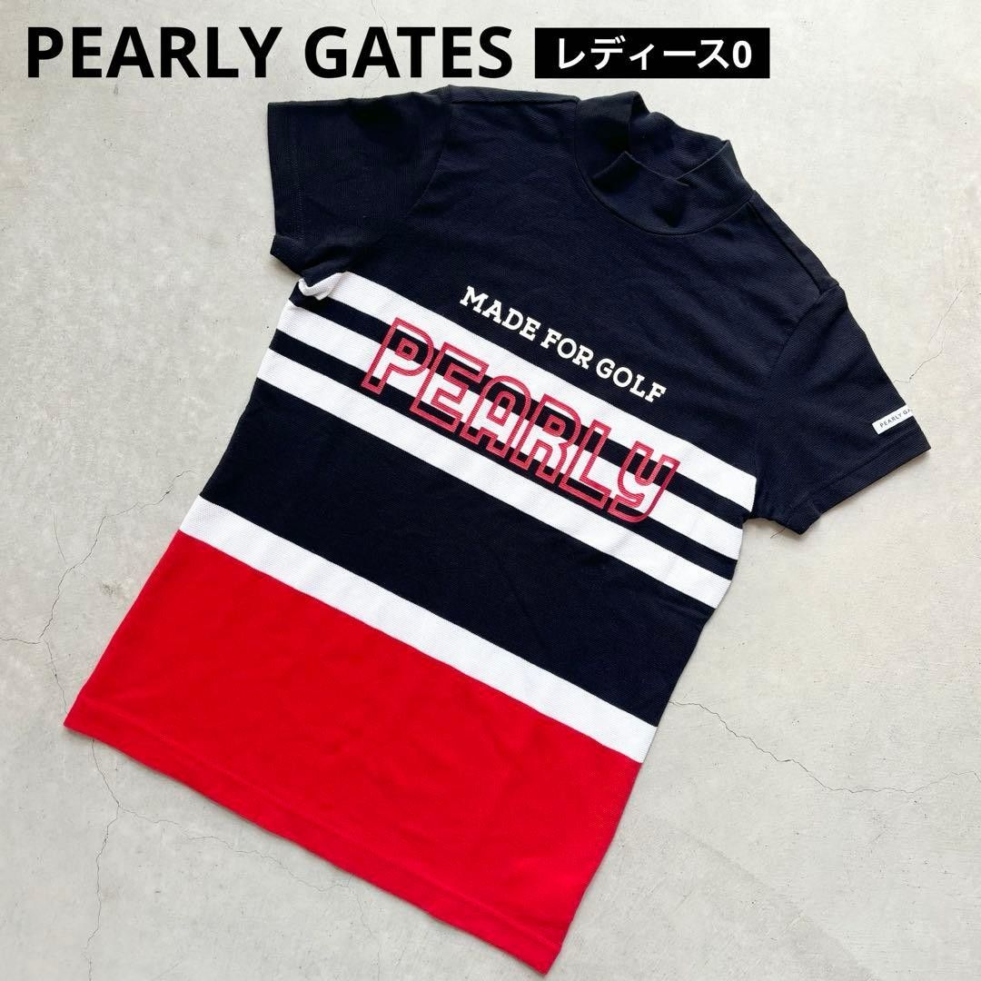 【2021年款】PEARLY GATES 珍珠之门 高领短袖衬衫