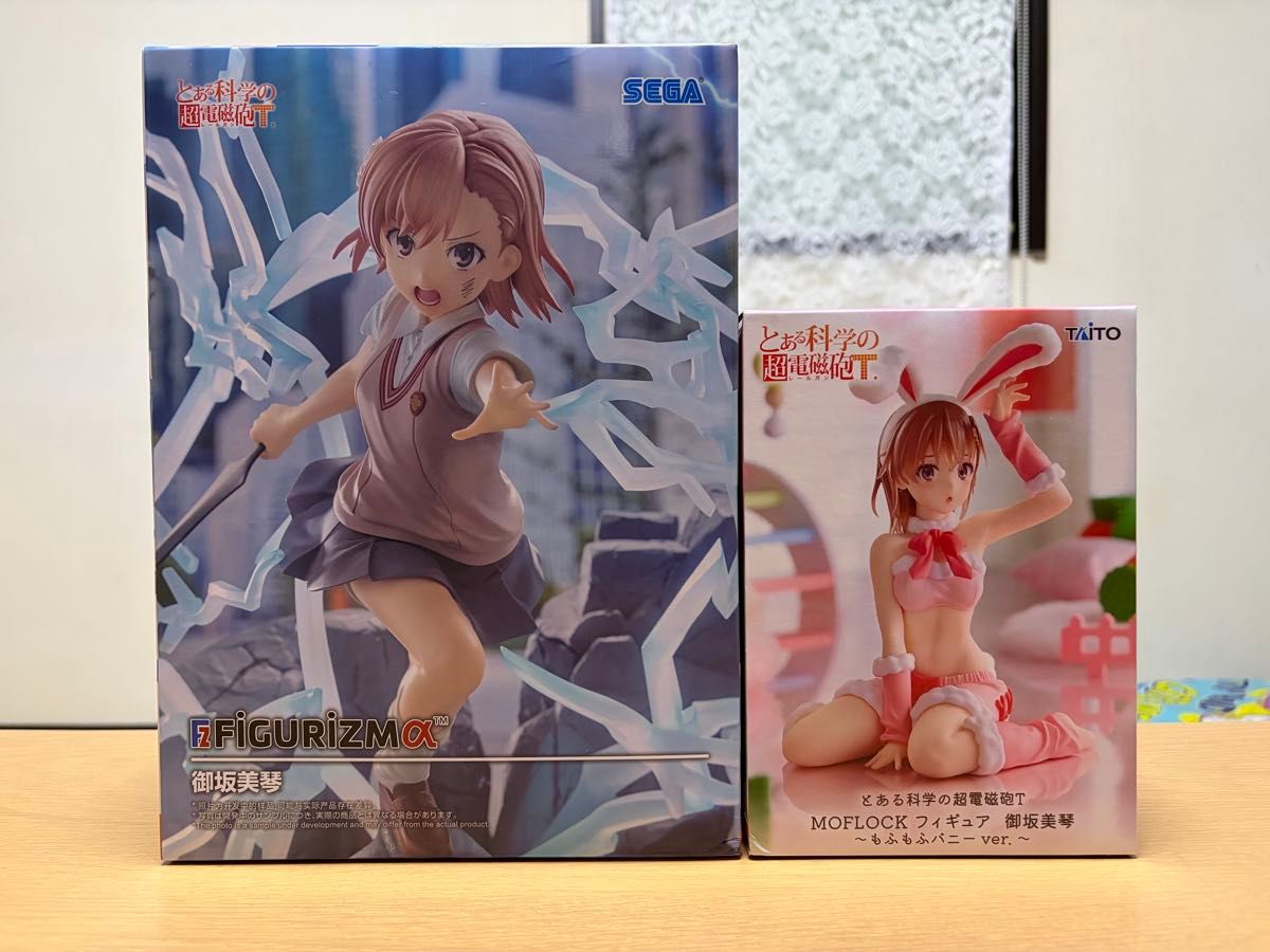 某科学的超电磁炮T 御坂美琴 手办 2种套装 FIGURIZMα MOFLOCK