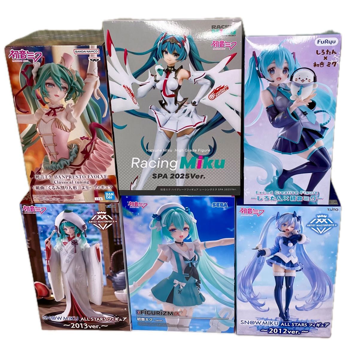 初音未来6件套装集中销售赛车未来GIGO限定包含