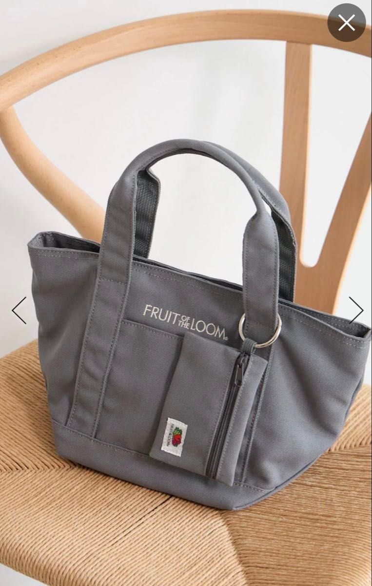 FRUIT OF THE LOOM / BAYFLOW Exclusive Mini Tote Bag, Gray Tone