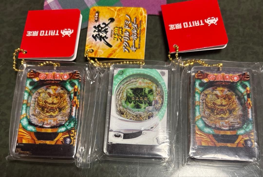 Amusement☆Taito Exclusive☆GARO☆Acrylic Domino Keychain☆2 Types☆3 Pieces