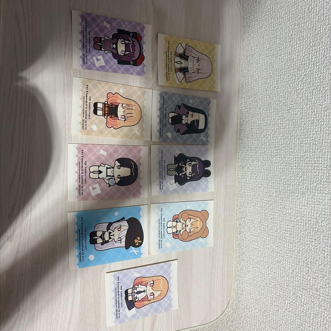 My Dress-Up Darling 5th Anniversary Original Art Exhibition Purchase Bonus 9-Card Set Non-Circulation Kitamachi Umi