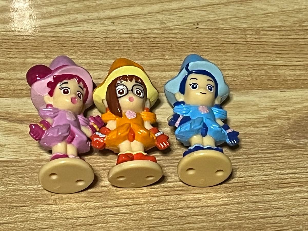 Ojamajo Doremi Mini Figure 3-Piece Set: Harukaze Doremi, Fujiwara Hazuki, Seno Aiko