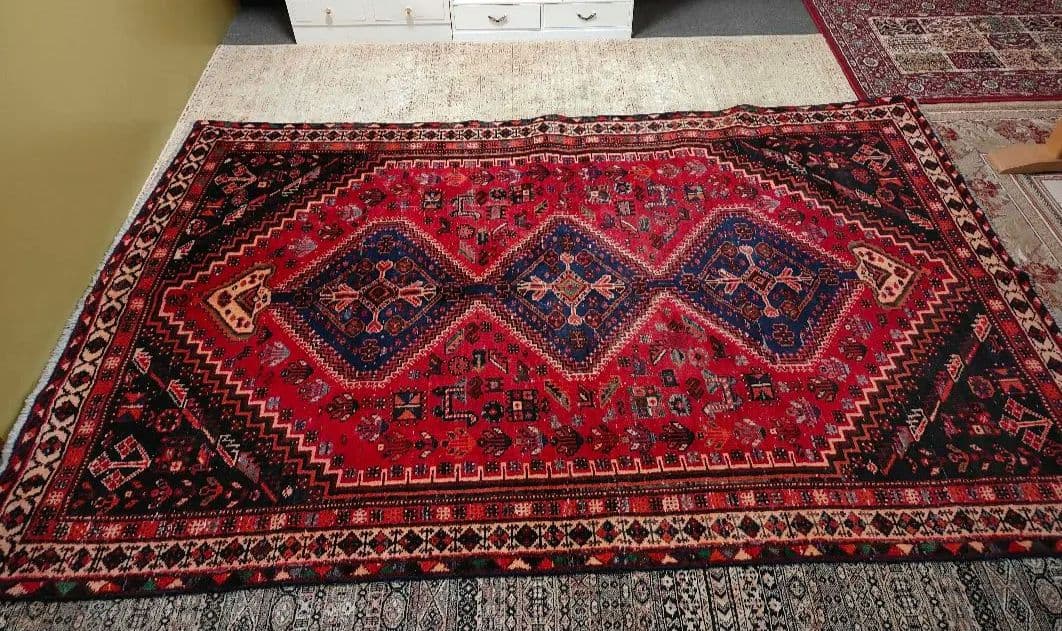 Reasonable Discount: Handwoven Persian Rug, Shiraz, Southwestern Iran (Fars)