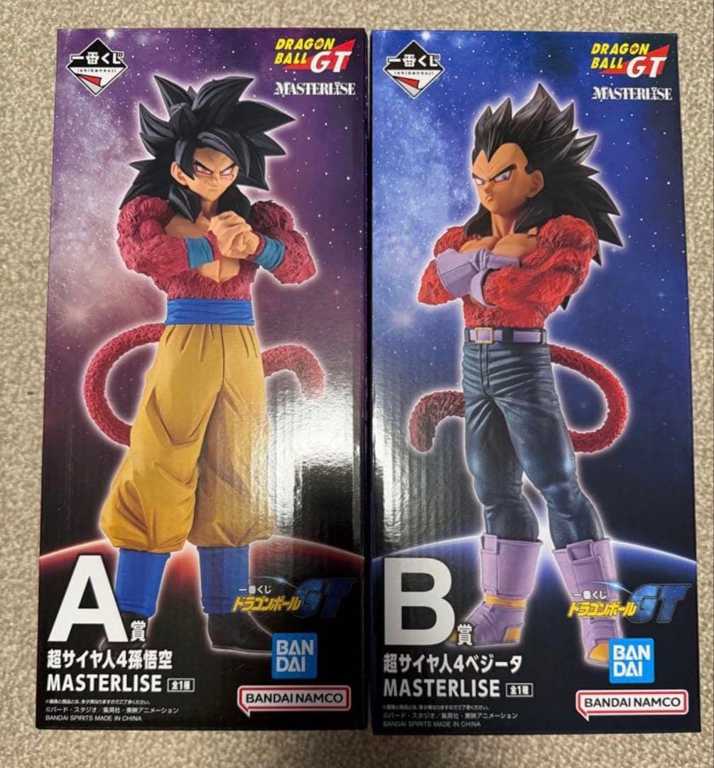 一番くじ ドラゴンボール GT A賞 孫悟空 B賞 ベジータ フィギュア