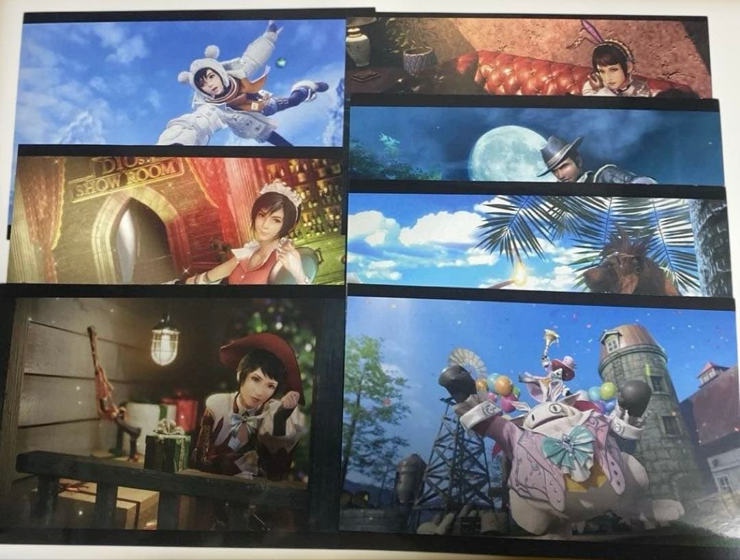最终幻想 VII 埃瓦克拉明信片7种套装