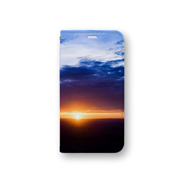 夕阳色 5款 无腰带 翻盖式智能手机壳 iPhone Xperia Galaxy AQUOS arrows Google pixel