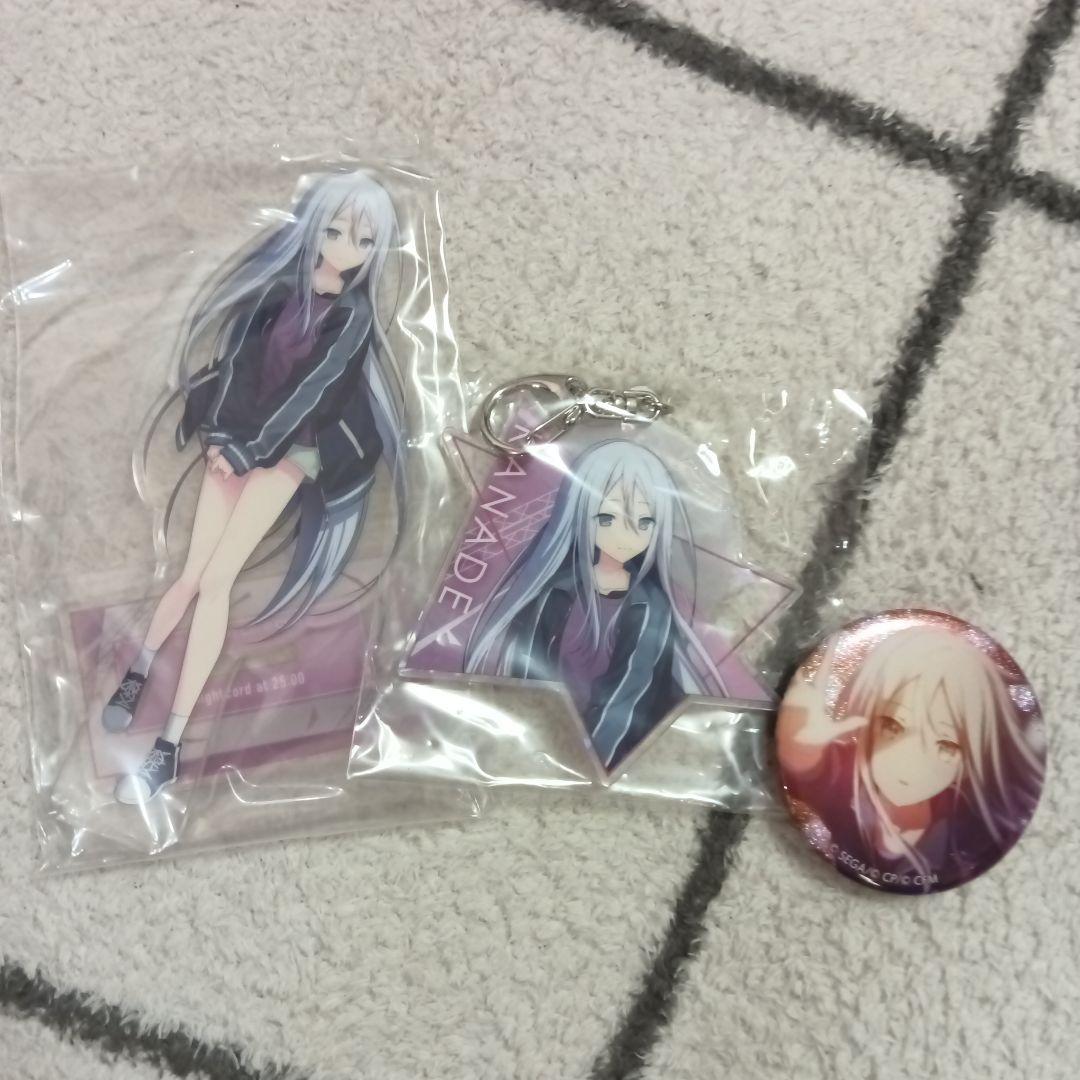 Yoizaki Kanade Segalucky Lottery Acrylic Stand, Keychain, Can Badge Festival Limited