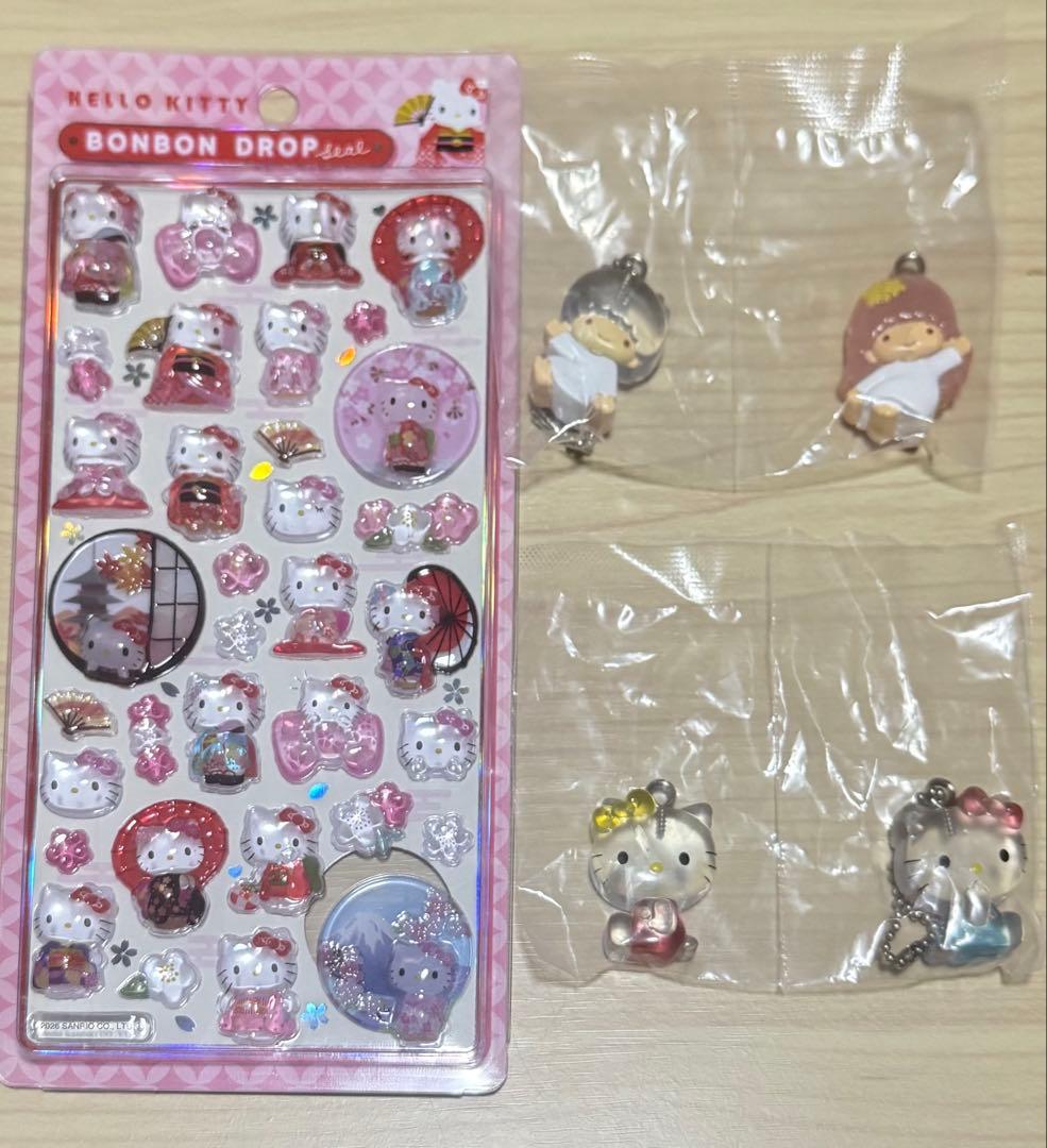 Hello Kitty Bomb Drop Sticker Japanese Pattern