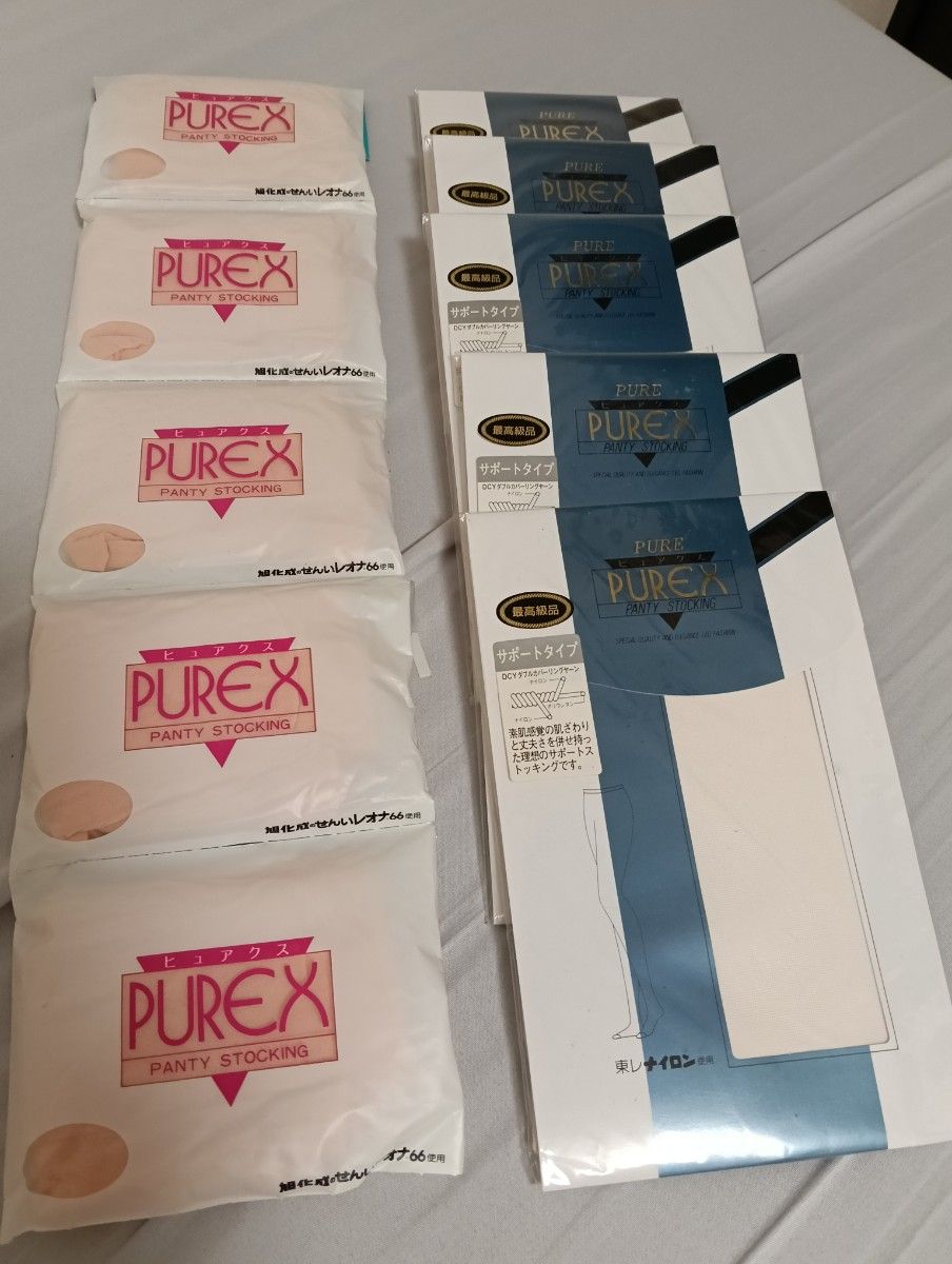 PUREX 连裤袜 9双装 采用东丽尼龙