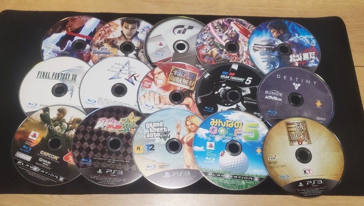 【PS3】故障品 PlayStation3 仅光盘15张套装②